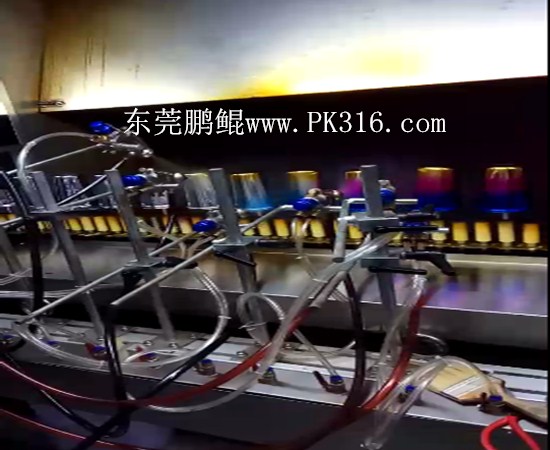 漸變色玻璃杯自動噴漆機